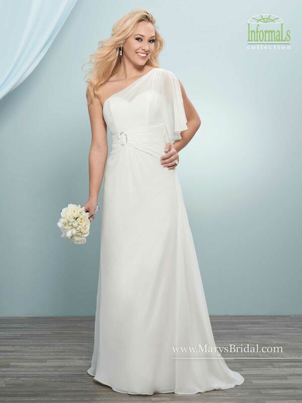 White Long Bridal Dress